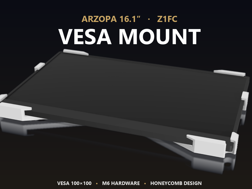 Arzopa Z3FC/Z1FC Vesa Braço Para Monitor