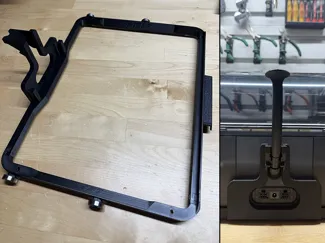 Babo Duo- Track Switch tube guide shelf mount AMS2