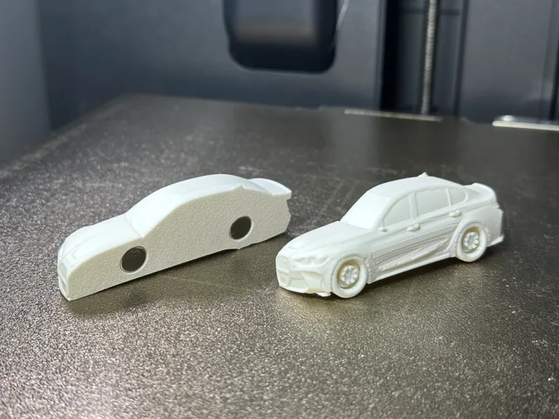 磁吸半剖 BMW M3 G80｜可合体 · 可当冰箱贴 · 直接打印