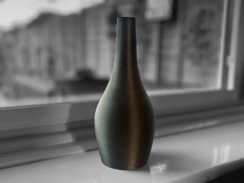 Tall Necked Vase
