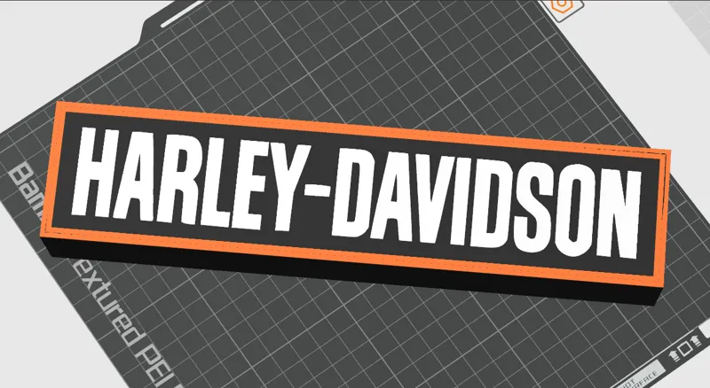 harley davidson light box