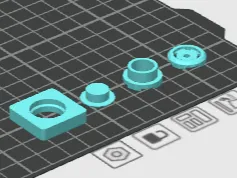 rotatable bowden tube holder for A1 mini