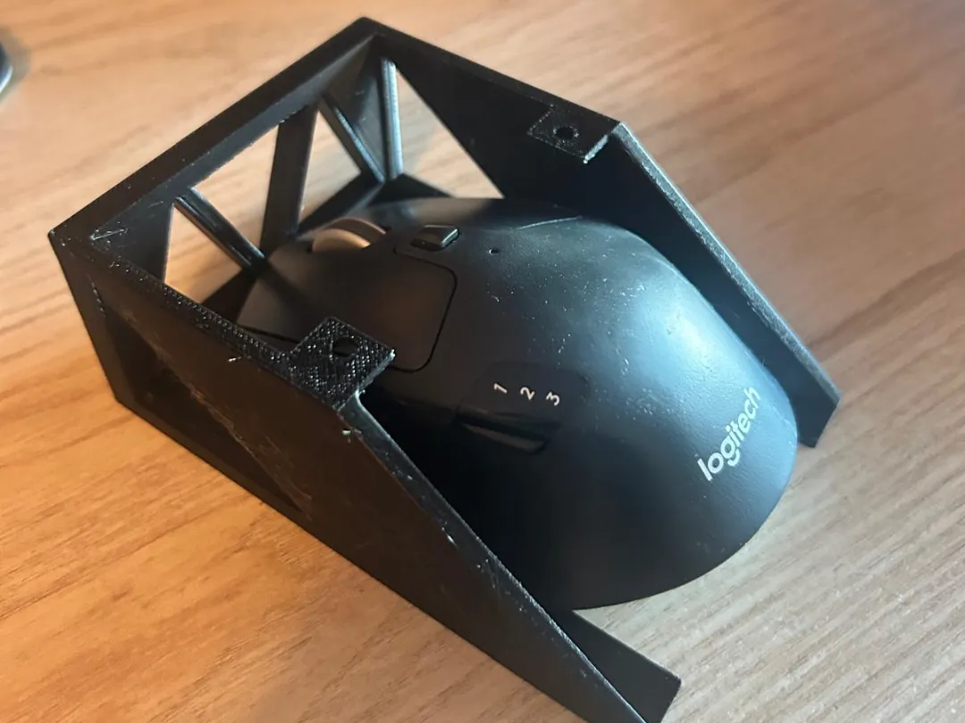 Support souris sous bureau
