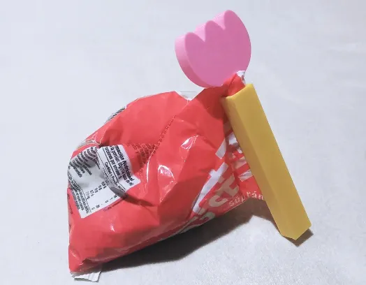 bag clip flower