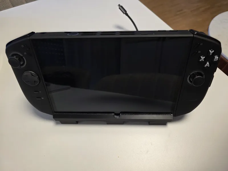 Legion Go 2 Stand - Lower USB C in use