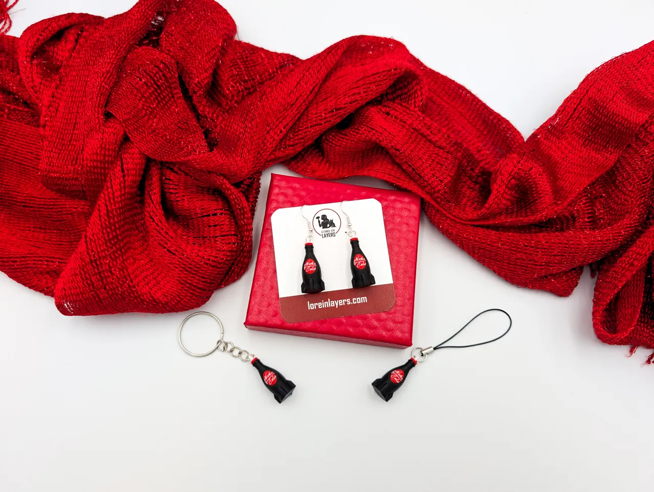 Fallout Nuka Cola Earrings view 2