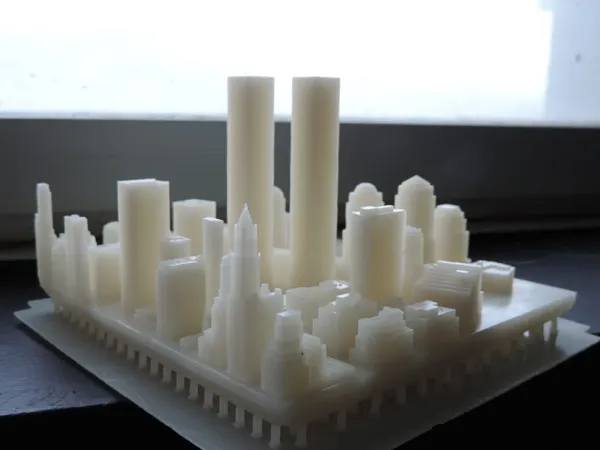 Maquette de l'ancien World Trade Center