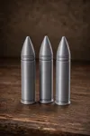 Bullet,No supports, silver and red