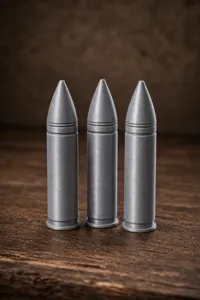Bullet,No supports, silver and red
