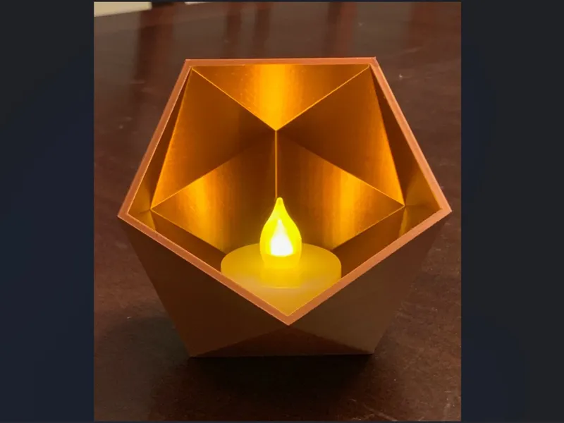 Reflective Tealight Holder
