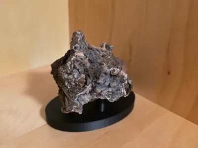 Collectible/Rock Display Stand - Small front 