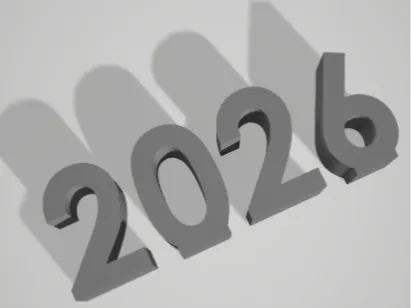 2026 Decorative Standing Numbers