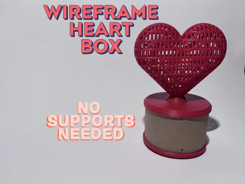 Wireframe Heart Box