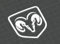 Logo Dodge Ram imprimé en 3D — photo 1