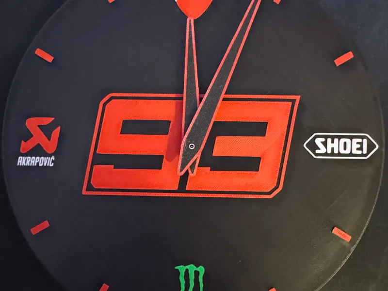 Reloj Pared Marc Marquez con Sponsors