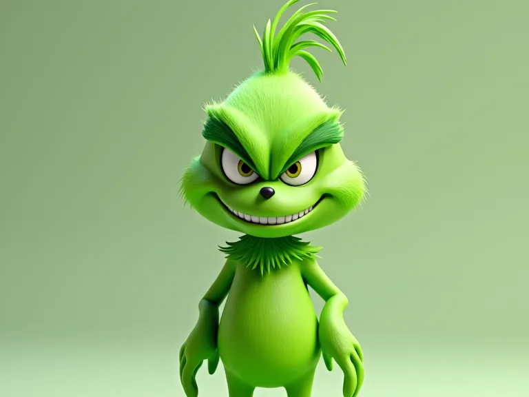 The Funny Grinch – 3D Printable Christmas Figurine