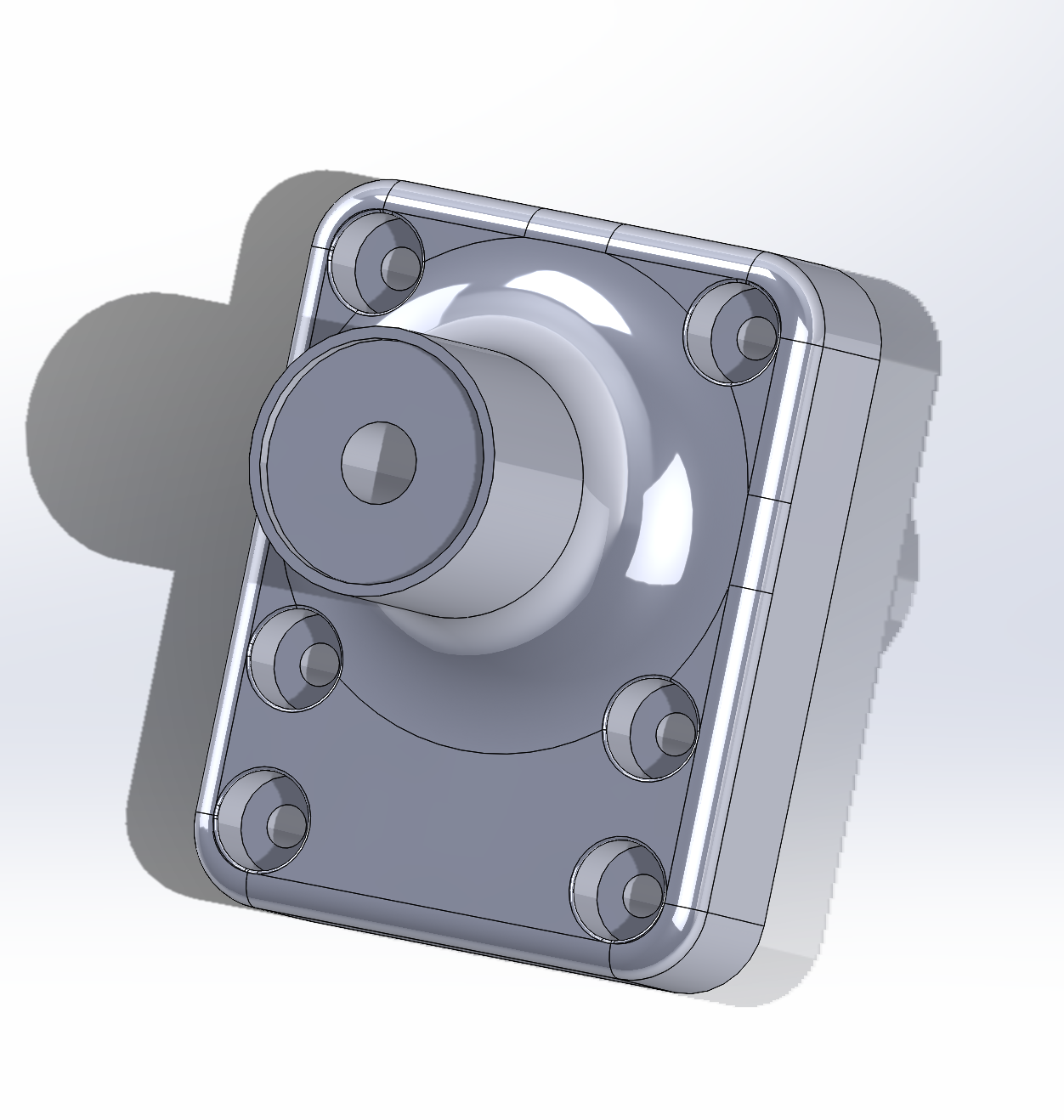 Miniatura 3 do modelo 3D 副屏支架 显示器支架 悬浮支架 便携屏支架