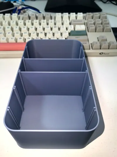 A customizable modular cable storage box (A1 Mini printable)