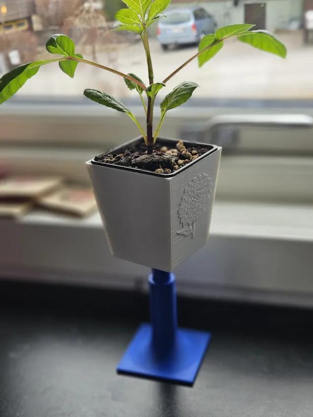 Raisable Raisable Planter by oxeln - MakerWorld