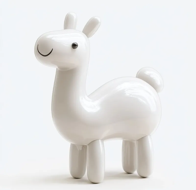 Balloon llama, alpaca, cute fun easy print