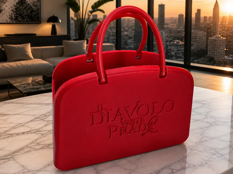 Borsa Diavolo Veste Prada 2 con logo Italiano