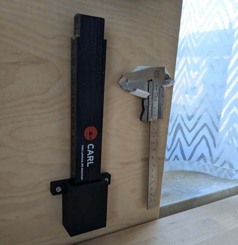 Meterstab/Zollstock Halterung, tool holder.