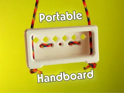 Portable 20mm Hangboard