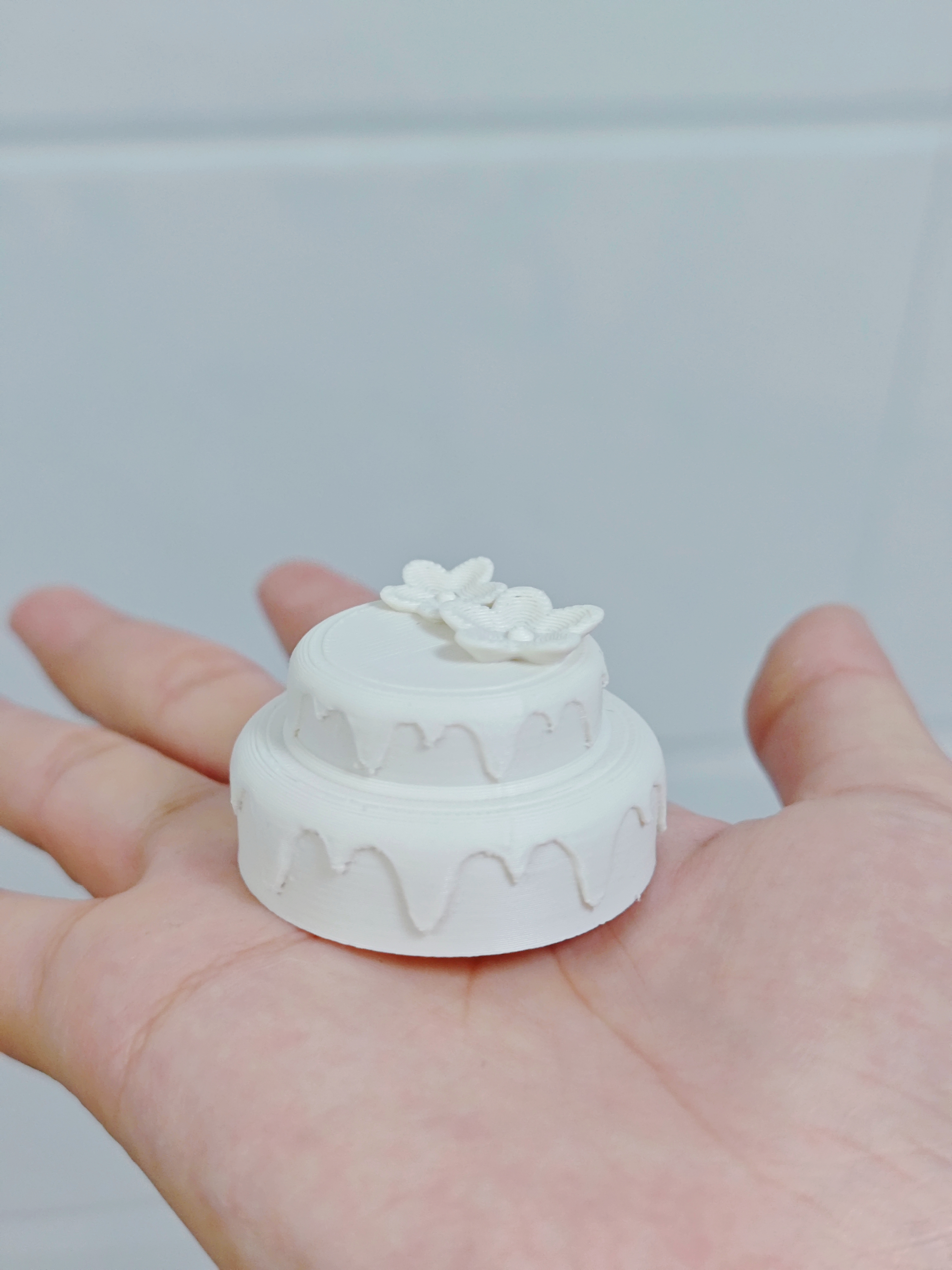 Miniatura 2 do modelo 3D 蛋糕小挂件-钥匙扣-30min-有多色打印配置