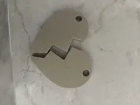 Porte-clés cœur brisé — photo 1