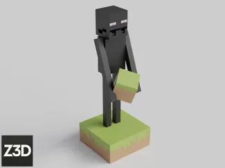 Minecraft Enderman (AMS Optional)