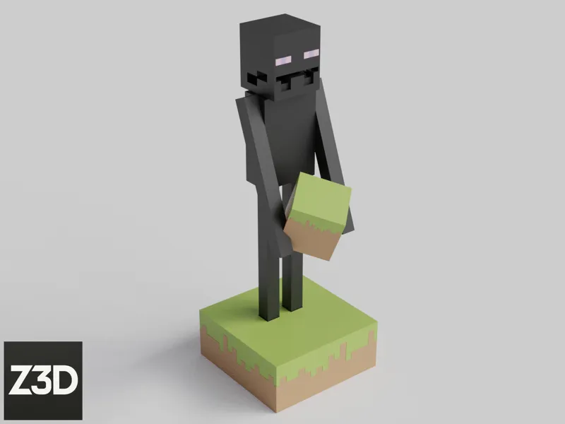 Minecraft Enderman (AMS Optional)
