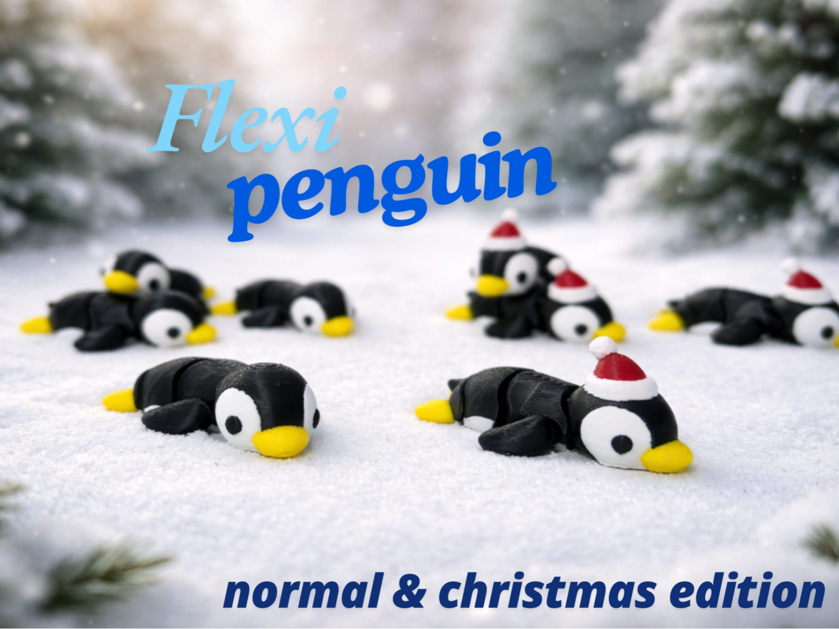 Articulated & Flexi Penguin – Classic & Christmas
