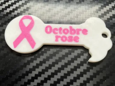 pink October trolley token