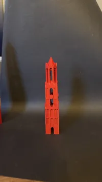 10CM high with supports. 0.2mm layer, 2 walls, 12% infill