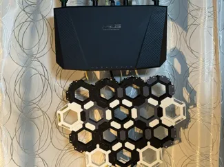Hexa ornament (Hiding the wiring)