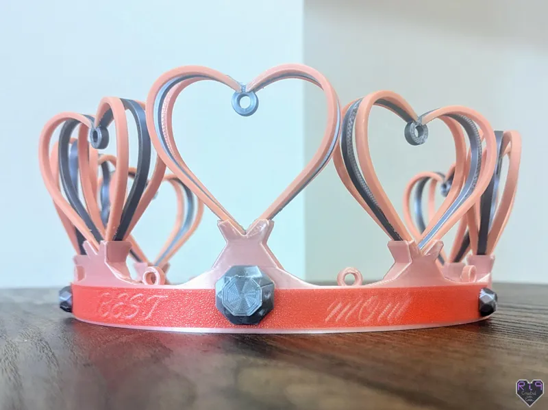Heart Tiara - Comfy to wear and stays in place!