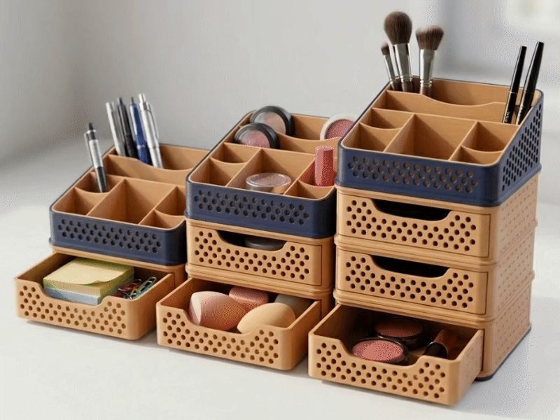 Modular Organizer V2: (Makeup & Desk Storage)
