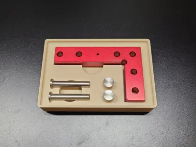 Mini positioning square clamping square gridfinity
