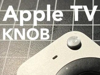 Apple TV remote knob 