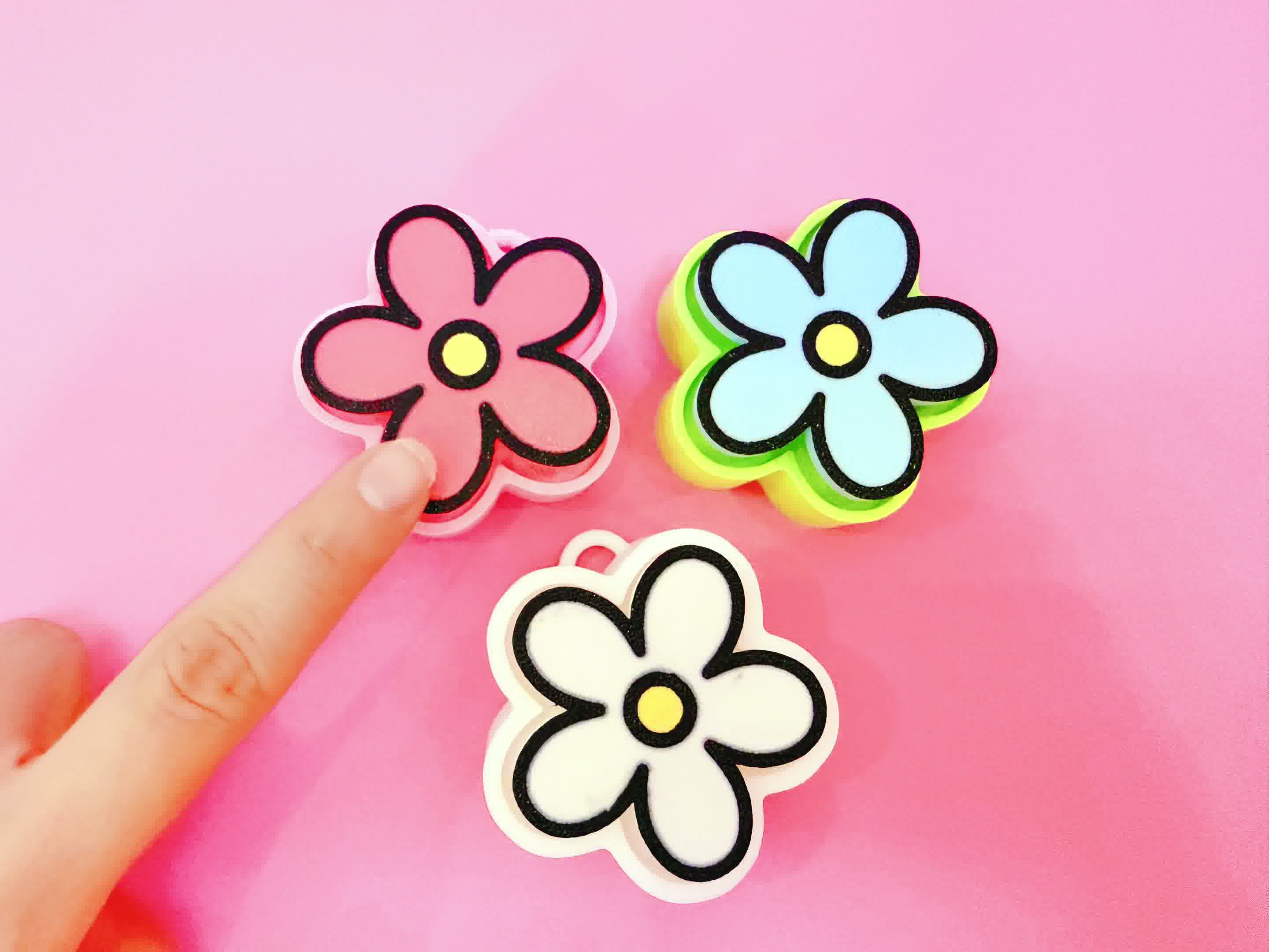 Miniatura 2 do modelo 3D Simple Flower Clicker