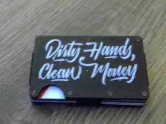 New Ridge Wallet Plates Clean Money