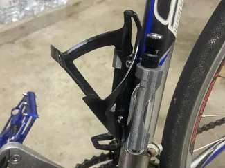 CO2 & Tire Lever Holder Behind Bottle Mount