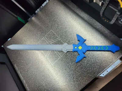Master Sword Zelda Multi Color - No Supports