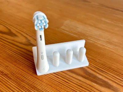 ORALB IO quadruple toothbrush head stand