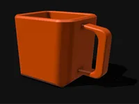 Mug carré à anse — photo 3