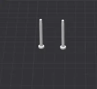2 Stifte 0.16mm layer, 7 walls, 50% infill