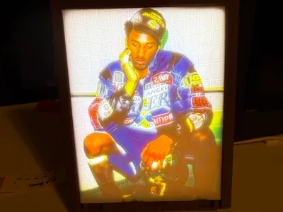 Lithophane - Kobe Bryant Iconic Image w/ Frame
