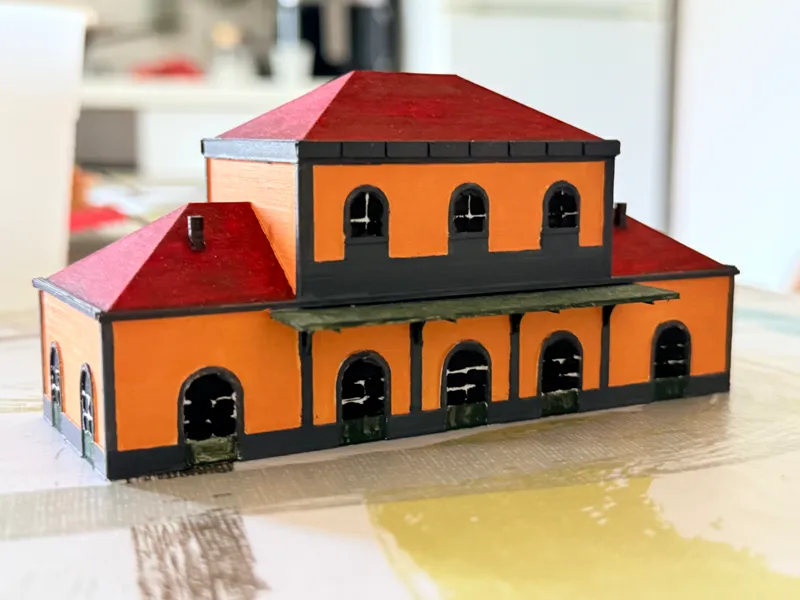 Stazione Ferroviaria per Plastico