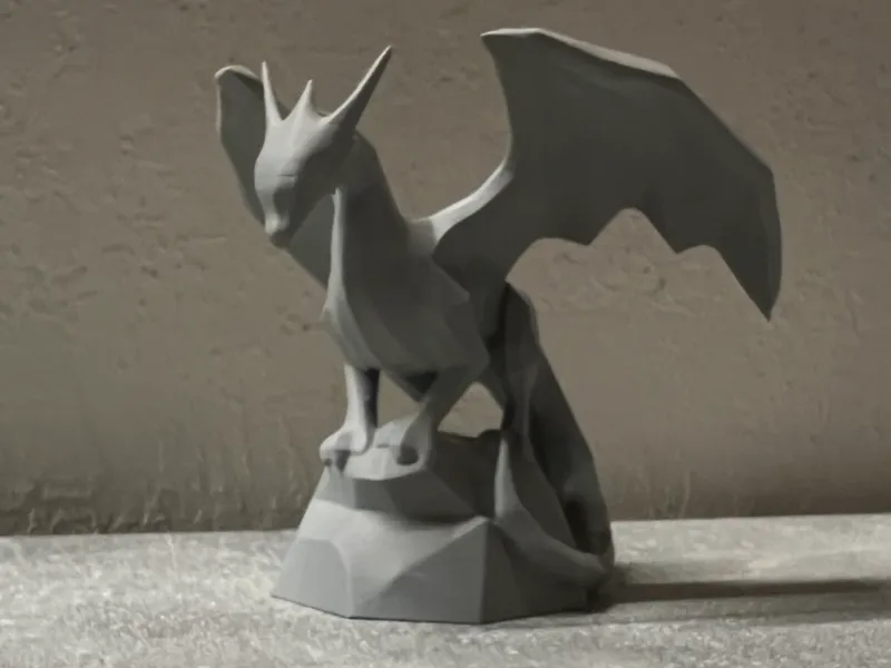 Drache - Low Poly