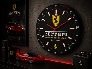 Horloge Murale interchangeable – Édition Ferrari